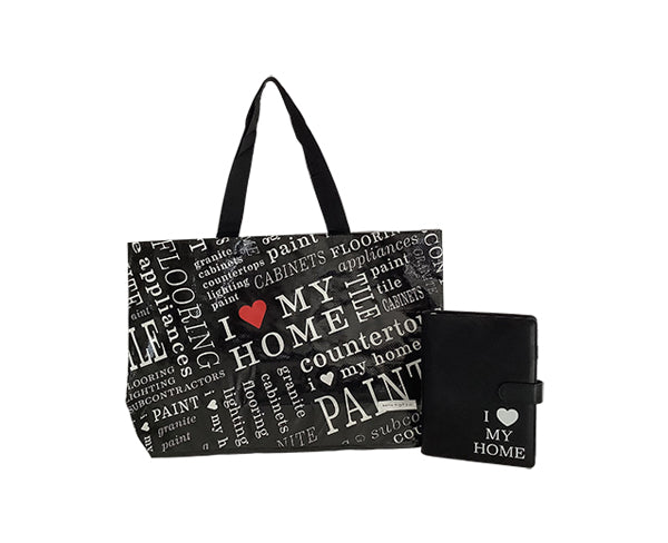 Black Theme Bag w/Organizer